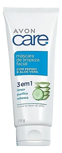 Avon Care mascarilla facial de limpieza peel off con aloe vera y pepino