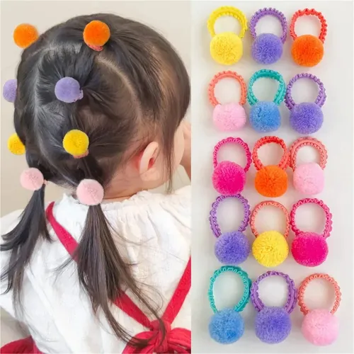 2 Juegos De Lindas Pinzas Para El Cabello De Peluche