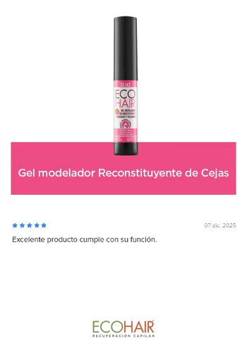 Eco Hair Gel Modelador Cejas Y Pestañas Kit Miradas
