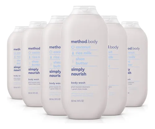 Gel De Baño Method Simply Nourish 532 Ml (paquete De 6)