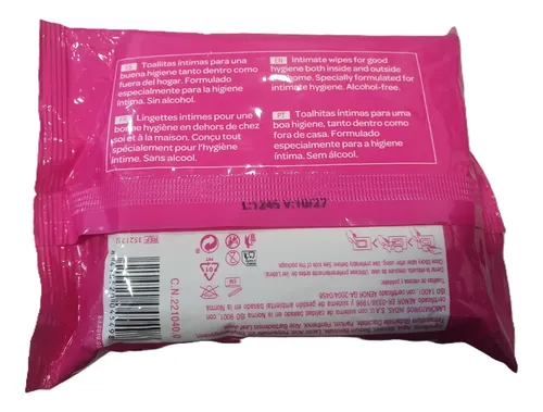 Toallitas Íntimas Indasec Discreet X 20 Unidades