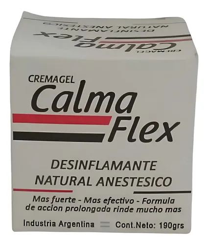 Calma Flex Desinflame Natural Crema Gel Dolor Muscular 150gr
