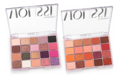 Paleta De Sombras 2×1 Tendencia Cálidos Nude Marrón Oferta