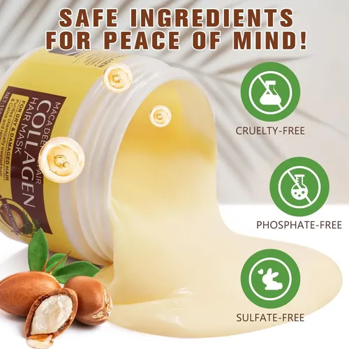 Mascarilla Capilar De Colágeno Repara Y Hidrata Cabello