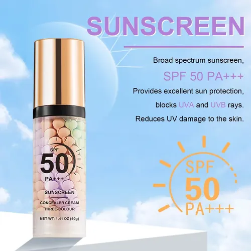 Sérum 3 En 1 Con Spf Para Rostro, Primer Y Corrector