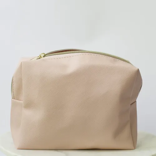 Bolsa De Maquillaje Sorority Shop Zeta Tau Alpha De Piel Sin