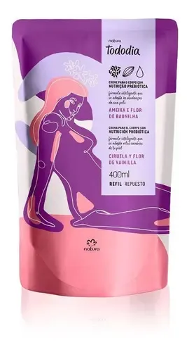 Natura Tododia Ciruela y Flor de Vainilla Recarga de Crema 400ML