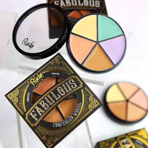 Paleta Correctores Fabulous Concealer Wheel Rude Cosmetics