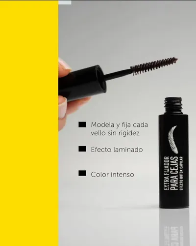 Fijador De Cejas Efecto Botox Laminado Color Marron Laca
