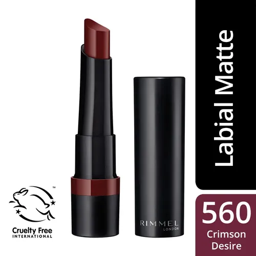 Labial En Barra Rimmel Lastingfinish Tono 560 Crimson Desire