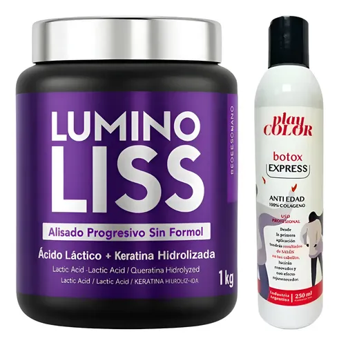 Alisado Progresivo Luminoliss + Botox Express Playcolor