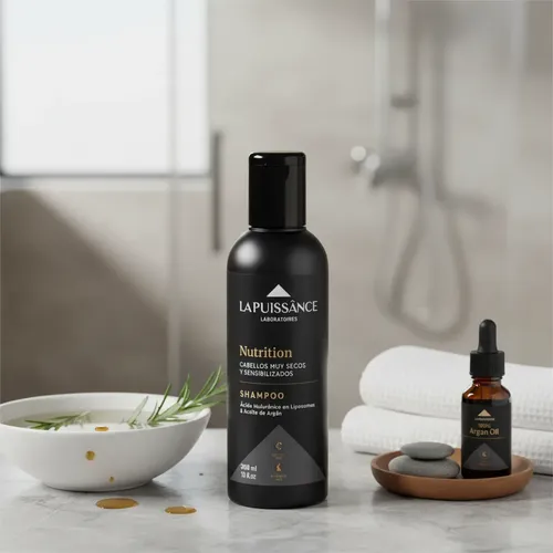 Shampoo Nutrition De Argan Cabello Seco X 300ml La Puissance