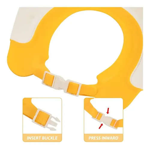 Baidai 2pcs Gorro De Ducha Ajustable Para Proteger Ojos