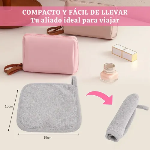 Pads Desmaquillantes Reutilizables Makeup Remover Lavables