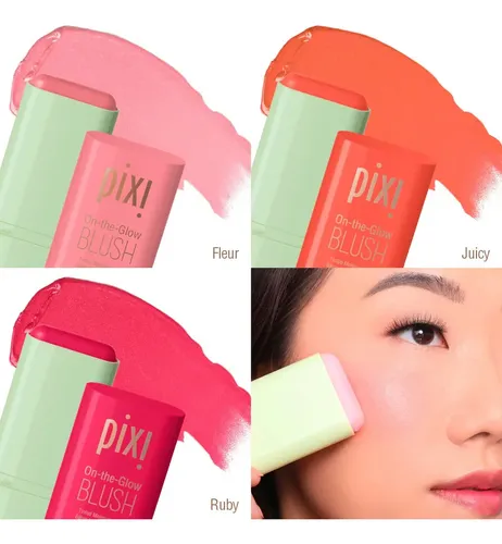 Pixi Blush Barra On-The-Glow Bronze Juicy Vegano Hipoalergénico Natural