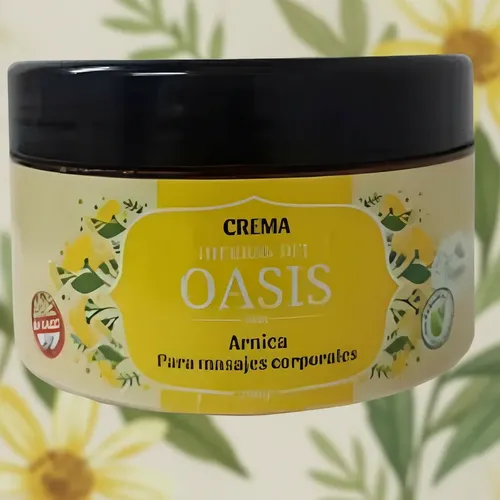 Crema Hierbas Del Oasis Para Masajes Corporales Con Árnica
