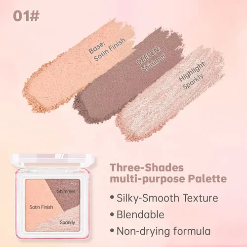 Paleta De Sombras Satinadas Vegana 1#