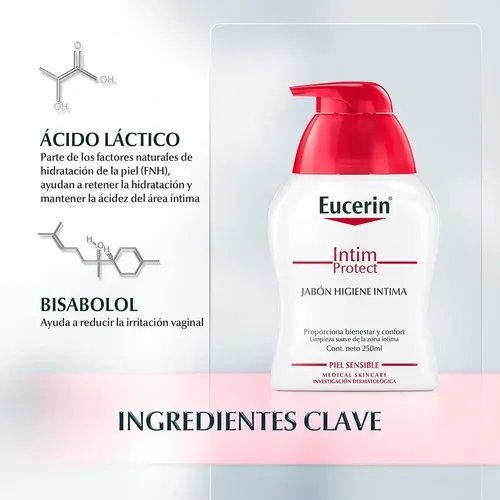 Eucerin Higiene Zona Intima Jabón Líquido De Limpieza Suave