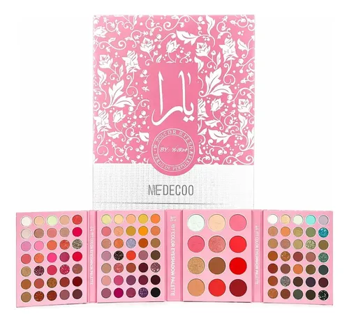 Paleta 117 Sombras Rubor Iluminador Bronzer Medecoo