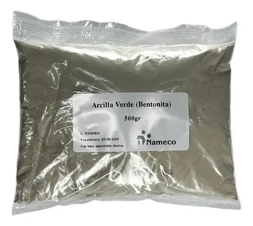 Arcilla Verde (bentonita) – 500 Gr – Uso Cosmetico