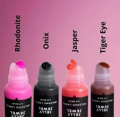 Balsamo Labial Gloss Color Jelly Jewel Obsidian Ruby Rose