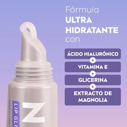 Nivea Bálsamo Labial Lip Glow Con Ácido Hialurónico 10ml Todo Tipo De Piel Día/noche
