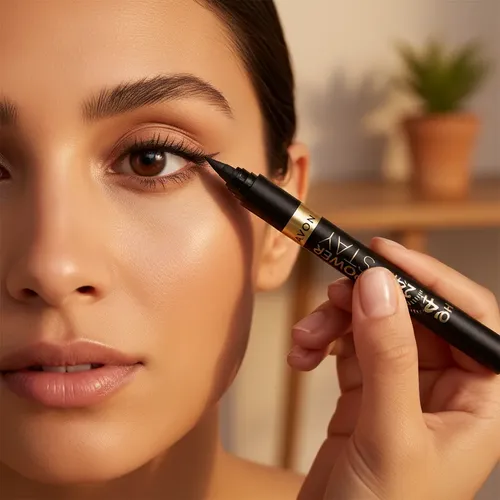 Avon Lápiz Delineador Negro Black Shimmer 24h
