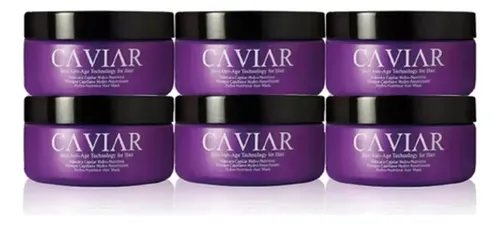 Mascara Capilar Caviar Hidro-nutritiva Fidelite X1000g X3uni
