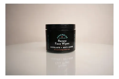 Renovar Toallitas Faciales 50 Unidades Paquete Individual Negro