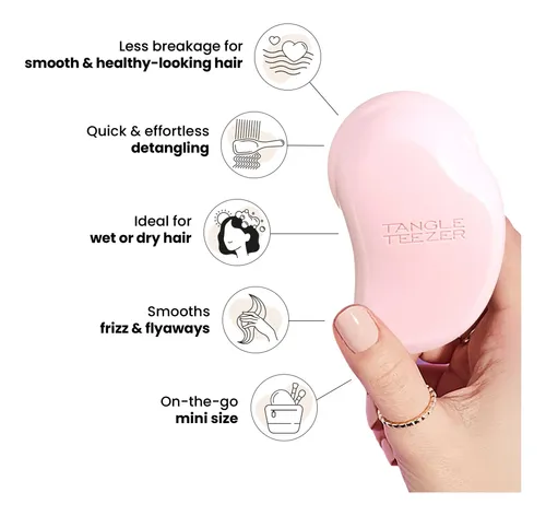 Cepillo Para Cabello Tangle Teezer Mini Millennial Pink