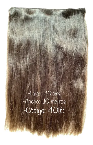 1 Metro Pelo Cortina Cabello Natural 40 Cms Premiun