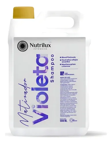 Shampoo Matizador Violeta X 5 Litros Nutrilux Intensive