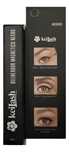 Delineador Magnetico Para Pestañas Ojos Pincel Keilash 4ml