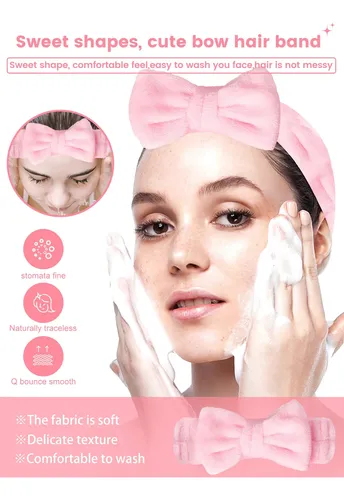 Set 19 Esponjas De Maquillaje Para Rostro Y Ojos Rosa Grande