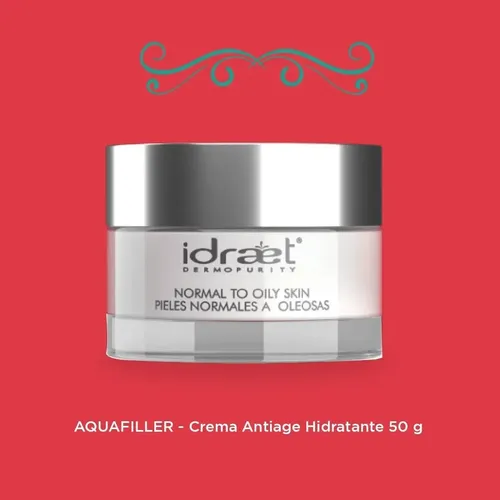 Crema Antiarrugas Piel Grasa Mixta Idraet Aquafiller Antiage