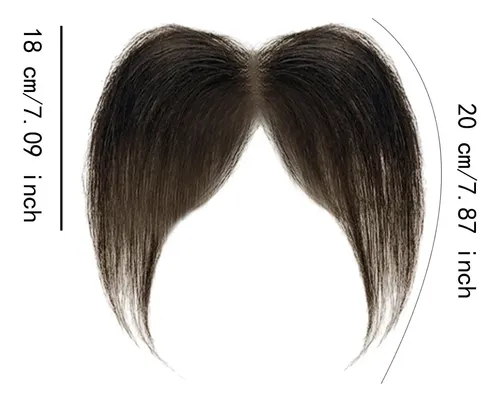 Bangs Clip Extensión De Cabello Sintética Para Estilo D