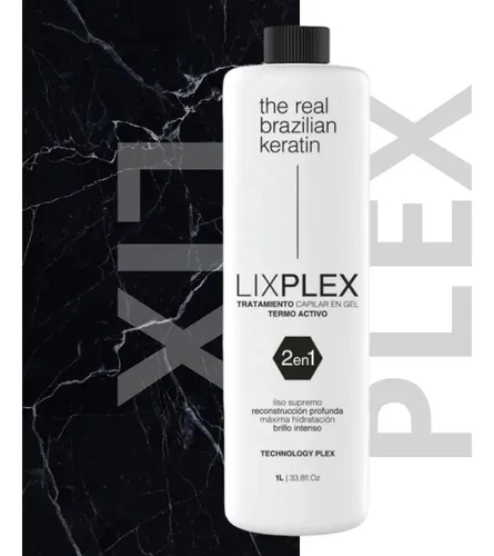 3 Alisado Lix Plex 2 En 1 Real Braazilian 1 L