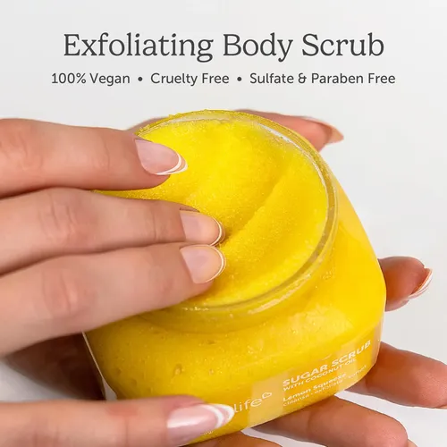 Exfoliante Corporal Sugar Scrub Con Néctar, 240 Ml, Limón