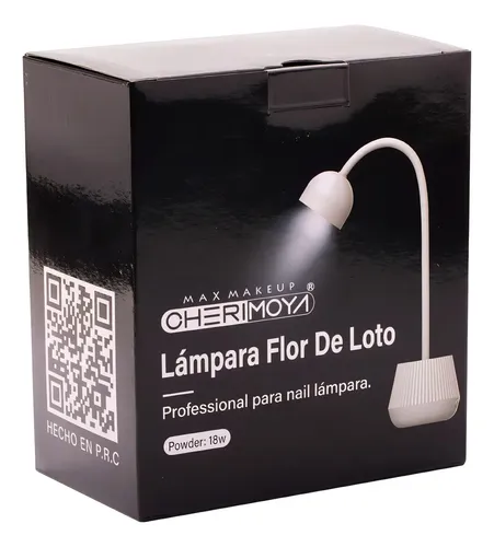 Cabina Lámpara Inalámbrica Flor Uv 18w Cherimoya Soft Gel Color Blanco