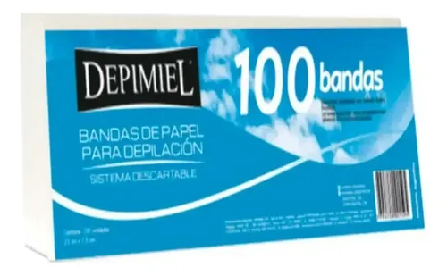 Bandas Depilatorias Sistema Descartable X 100 Unidades Depim
