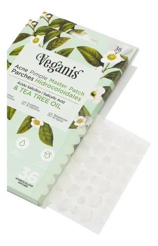 Parches Acné Hidrocoloides 36u Invisible Anti-granos Veganis