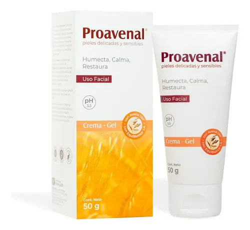 Proavenal Crema Gel Uso Facial X50gr Todo Tipo De Piel Día/noche