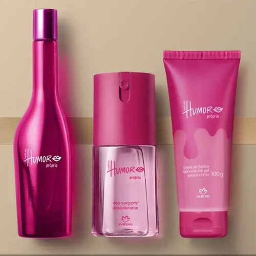 Perfume de regalo Natura Own Humor, 100 ml, más Body Deo 100 ml, más jabón de baño en 100 g