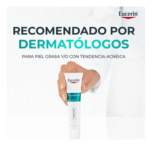 Dermopure Clinical Eucerin Fluido Matificante X40ml Grasa Día/noche