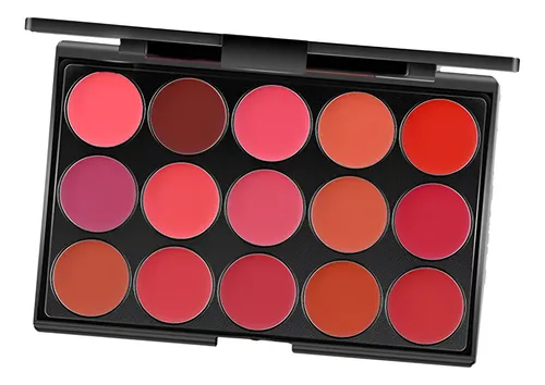 Paleta De Labios 15 Brillos De Labios Hidratantes Estilo A
