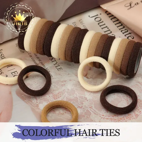 Cintas Para El Pelo Jiris De Algodón Marrón, 100 Unidades, E
