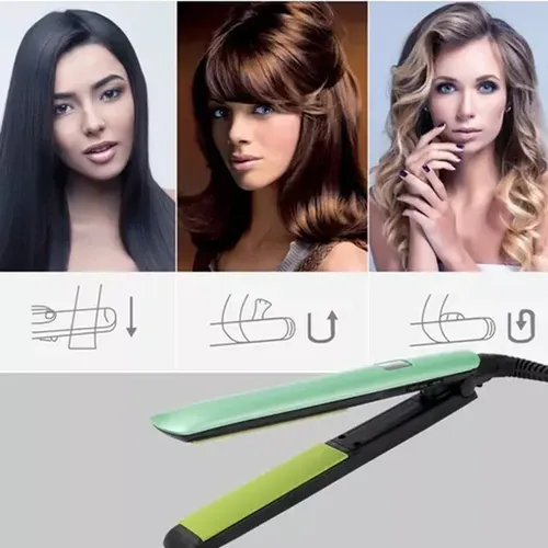 Unisex Plancha De Pelo Pantalla Digital Placa Cerámica