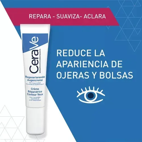 Cerave Crema Reparadora Para El Contorno De Los Ojos 14ml Todo Tipo De Piel Día/noche