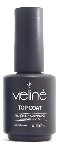 Esmalte Semipermanente Top Coat Meline Brillo Gel Uv Led