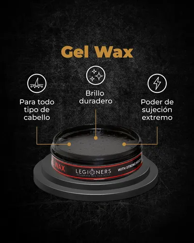 Cera Cabello Brillo Efecto Humedo Legioners Gel Wax 6u X50ml
